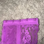 Aerie  Strapless Bra Purple Lace‎ Trim Lined 32C Photo 4