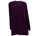 Dana Buchman Purple and Blue V-Neck Blouse Photo 1