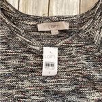 Loft Ann Taylor womens size small Elbow Bell Sleeve woven sweater NWT tweed Photo 4