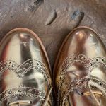 Sam Edelman  oxford wingtip sneaker shoes Jerome gold leather women's 8 Photo 6