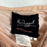 Mac Duggal Embellished One-Sleeve Gown in Rose Gold Size US 8 Photo 9