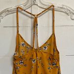 Hollister  Women's Strappy‎ Floral Tank Top - Golden XS - EUC Photo 5