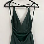 Lulus Green A Line Mini Backless Prom Event Hoco Skater Dress Size Small Photo 9