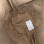 Floral Embellished Brown Woven Tote Bag beaded and bedazzled with floral accents Photo 3