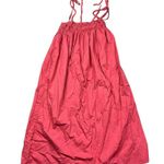 Moss Copenhagen Women's XS MSCHLynella Cenilla SL Dress Red Midi Ruffle Photo 1