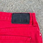 Vintage 90s red high rise taper leg mom jeans Size 28 Photo 6
