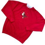Vintage 90's Classic Bird Embroidered Logo Sweater Red Size XL Photo 0