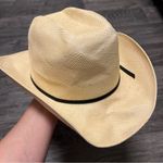 Stetson Stallion by  straw cowboy hat, tan, hard shell Photo 9