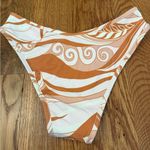 Montce Swim Lulu Brown and White Floral Bikini Bottoms Size Large Photo 5