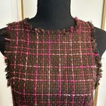 Majorelle Brown and Pink Vintage Sleeveless Tweed Dress Photo 1