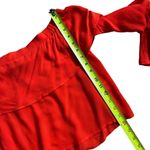 Chloe & Katie Ruffle Off The Shoulder Top Orange Size XS Photo 6