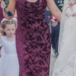 Reverly Burnout velvet burgundy Red Size 6 Photo 3