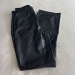 Abercrombie & Fitch Abercrombie High-Rise Ultra Straight 90s Leather Pants Photo 0