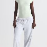 SKIMS Cotton Jersey T-Shirt Brief Bodysuit in Spearmint, Size Small Photo 3