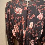 ZARA  Women’s Rose Flower Dress Size Medium Photo 8