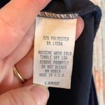 Henri Bendel NOS NWT Vintage Navy Blue Velour Maxi Skirt Size L Photo 4