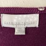 Carolyn Taylor  embellished long sleeves knit sweater with removable scarf Photo 6