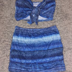 SheIn Crop top skirt and sweater set  Photo 0