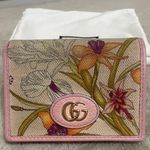 Gucci Floral Canvas Compact Wallet Photo 0