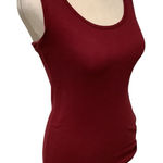 No Boundaries  Women’s Burgundy Tank Top WORN ONCE. Size L Photo 0