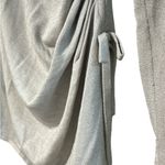 St. John  Gray Wool Blend Shimmer Crew Neck Pullover Sweater Size M Photo 2