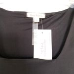 Shop Stevie Black Silk Like Fitted Short Sleeve Bodysuit Size Large Photo 2