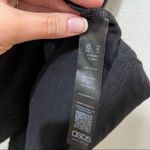 ASOS  Black Ruffled Shoulder Knee Length Dress Womens 14 Whimsigoth Buttons Photo 5