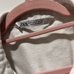 ZARA EUC Jean mini dress with ruffle. Size S Photo 1