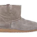 UGG  Women's Classic Unlined Mini Perf Boots Mole Taupe 10 Photo 0