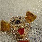 Gold and Red Dog Keychain Photo 4