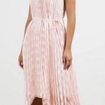 Ted Baker đź’• LONDONđź’• Sasski Pleated Maxi Dress ~ Light Pink US 8-10 NWT Photo 0
