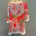 Jude Connally Printed Colorful Nylon Dress Photo 2