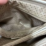 Joy Susan crossbody Purse Off White Vintage like 80s style Vanessa Suede like Gray Photo 3