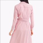 J.Crew  striped tie waist poplin shirt dress Photo 1