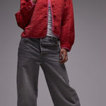 Free People  Natalia Quilted Velvet Jacket Photo 0