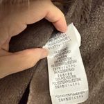 BCBGeneration  Brown Faux Suede Faux Fur Trim Asymmetrical Jacket Small Cabincore Photo 2