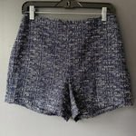 EXPRESS Women's Dress Shorts Navy Tweed Photo 0