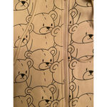 Brown bear kawaii oversized XL ZIP up hoodie cozy Photo 2