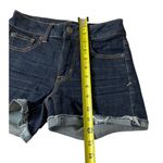 American Eagle  Outfitters Blue Super Stretch Denim Shorts Women's Size 0 | 1-16 Photo 5