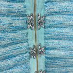 Lilly Pulitzer Noella Vest with Rhinestone Accents Blue Turquoise Size S Photo 2