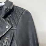 All Saints Cargo Biker Leather Jacket Photo 8