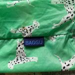 Baggu Green Tote Bag with Dog Print Photo 1