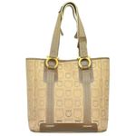 Salvatore Ferragamo Gancini Handbag Color Beige SN AF- 215373 EUC 9/10 Photo 0