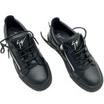 Giuseppe Zanotti Frankie Sneakers Casual Shoes Zipper Shoes Genuine Leather Flat Trainers Runners Designer Shoes Photo 10