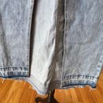 REWASH  high slit maxi skirt denim jean released hem size 9/29 trendy western NWT Photo 7
