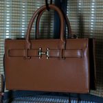 H by Halston Halston Jerry Satchel in Camel Photo 0
