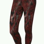 Nike Red and Black Leggings Photo 0