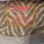 Jenni Vintage Y2K Gray Zebra Pattern Long Sleeve Top Photo 1