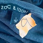 Zac and Rachel  gray sweater with black polka dots size L Photo 3