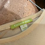 Gianni Bini Rose Gold Sequin Blouse Photo 3